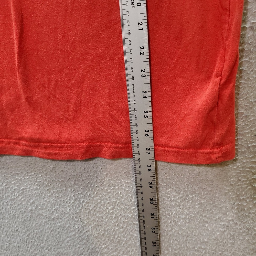 Guess Jeans Men T-Shirt Large Red Logo Graphic Short Sleeve Crew Neck Tee - Picture 4 of 9